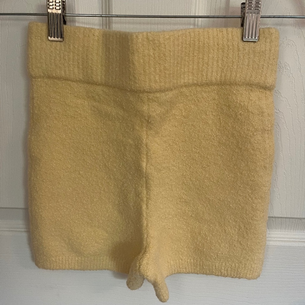 J Crew Cozy Bouclé Cotton Knit Sweater Shorts ~ NWOT